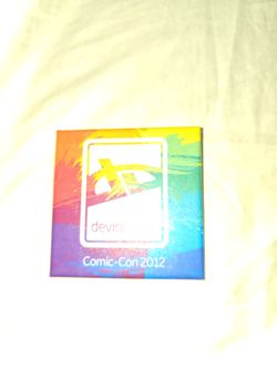 Rare DeviantArt San Diego Comic-Con 2012 Promo Pin – Vintage Logo