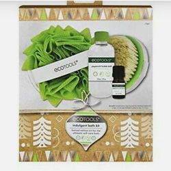 EcoTools Indulgent Bath Gift Kit with Bubble Bath, Dry Body Brush,( Brand NEW)

