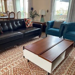 Living Room Set (Couch, Accents Chairs & Coffee Table)
