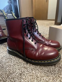 Cherry Red Dr. Martens Size 10 Mens, 11 Womens 