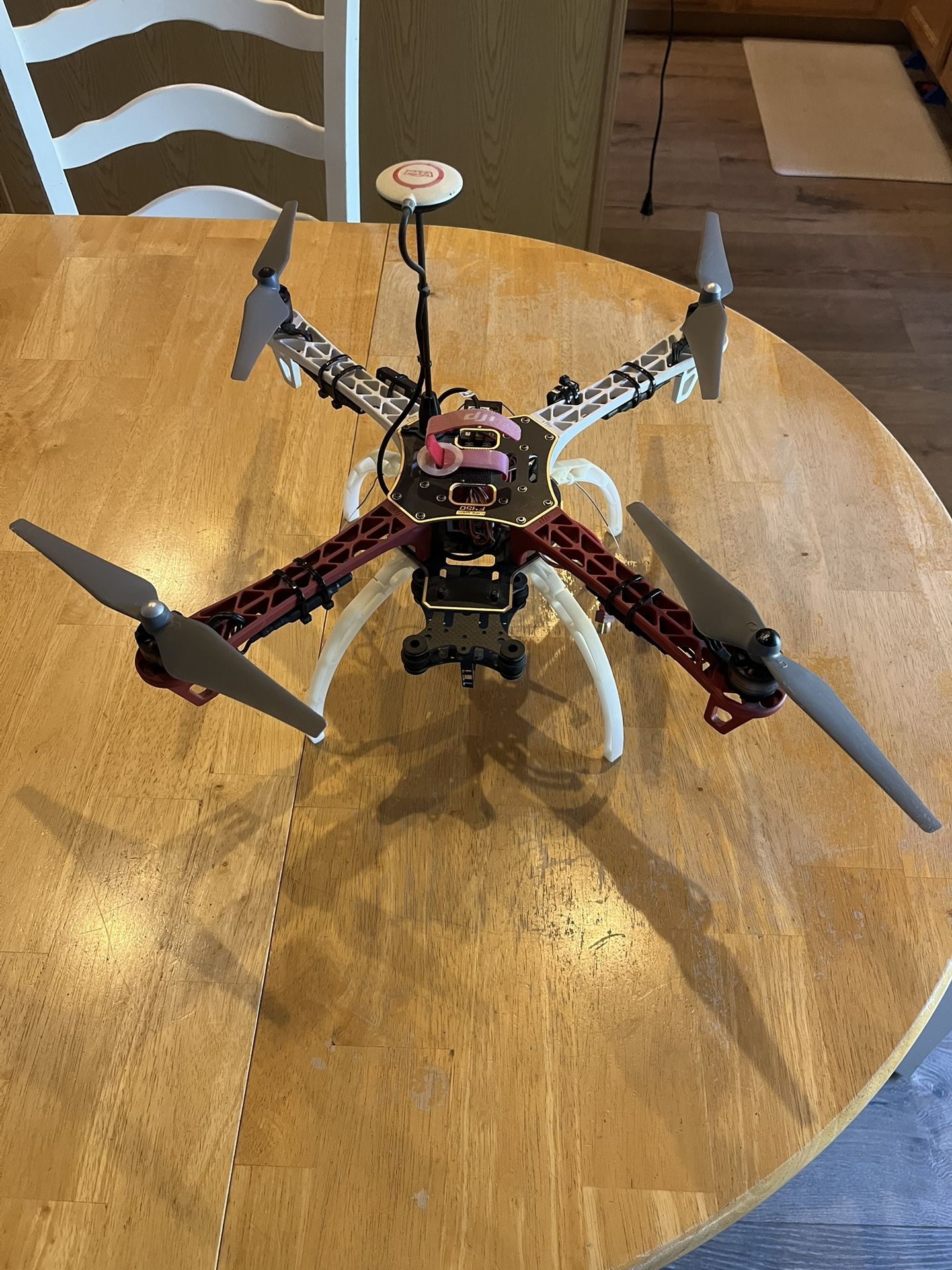 DJI F-450 Flame Wheel Drone With DeVention Devo 7 Remote