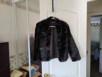 Short Faux Fur Coat For Women SMALL