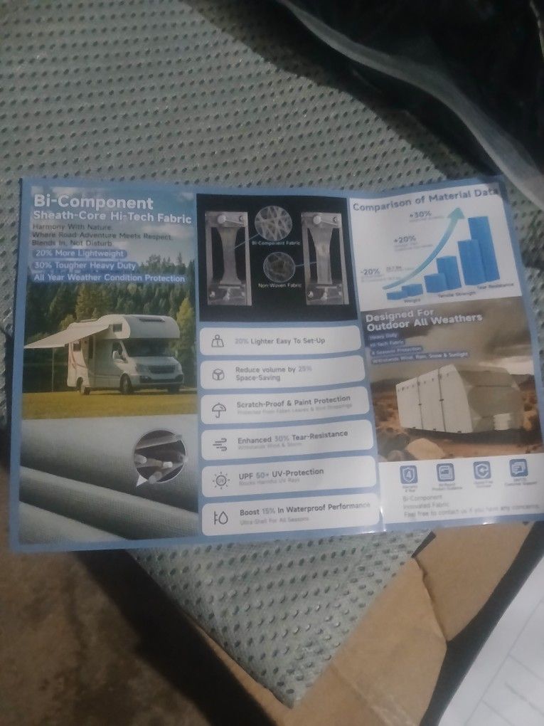 COVER FOR RV,TRAVEL TRAILER,CAMPER NEW $75