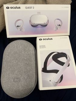 Meta Quest 2 VR Headset + Elite strap and carrying case