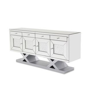 Mirrored Crystal Entertainment Center