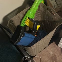 Box Of Nerf guns 