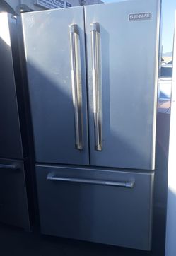 Jenn Air 3-Door Stainless Steel Refrigerator Fridge
