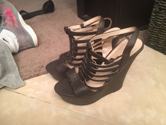 Wedge heels color brown 7 1/2