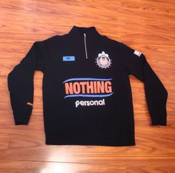 NOTHING PERSONAL 1/4 ZIP SWEATSHIRT PULLOVER M3NS SIZE XXL