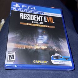 Resident Evil 7 Biohazard - Gold Edition - PlayStation 4 - VR Mode New Sealed 