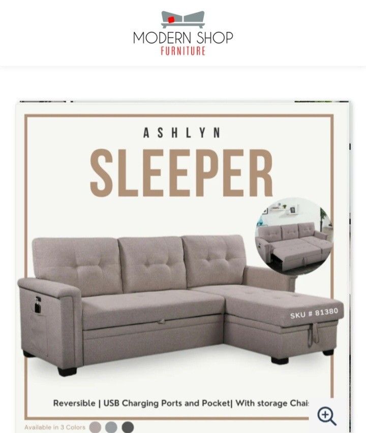 SLEEPER SOFA ( COMVERTIBLE COUCH)