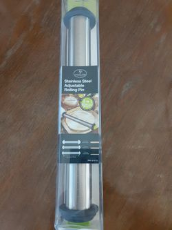 Stainless steel rolling pin