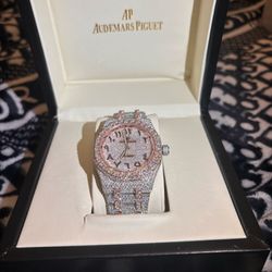 ✅, full Moisanaite diamond✅, diamond tester certified ✅, automatic movement ✅ Sapphire glass✅