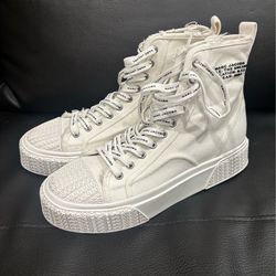 Marc Jacobs The High Top Sneaker Canvas white size 38