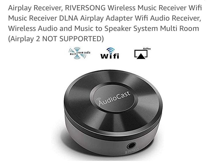 AudioCast Wifi audio streamer