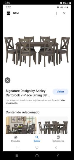 Mesa Y Sillas 7 Piesas