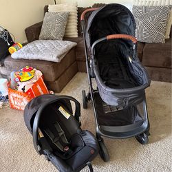 Baby Trend Passport Switch 6-in-1 Modular Travel System w/ EZ-Lift Plus Car Seat