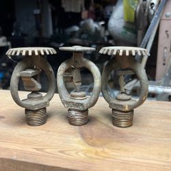 Three Antique Sprinkler Heads