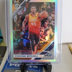 Jazz Donovan Mitchell Refractor Card