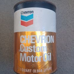 Vintage Chevron SAE 15W-50 Sealed