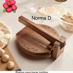 Prensa De Madera Para Hacer Tortillas Nueva En Caja 
