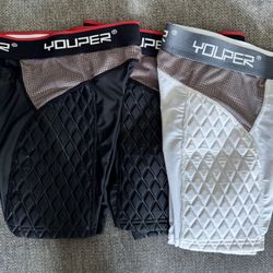 3 Pairs - Youth Small Baseball Padded Sliding Shorts