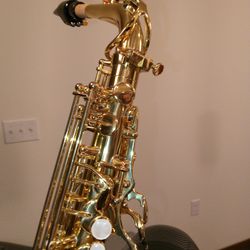Beautiful Saxophone With Case