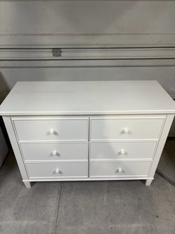 White dresser