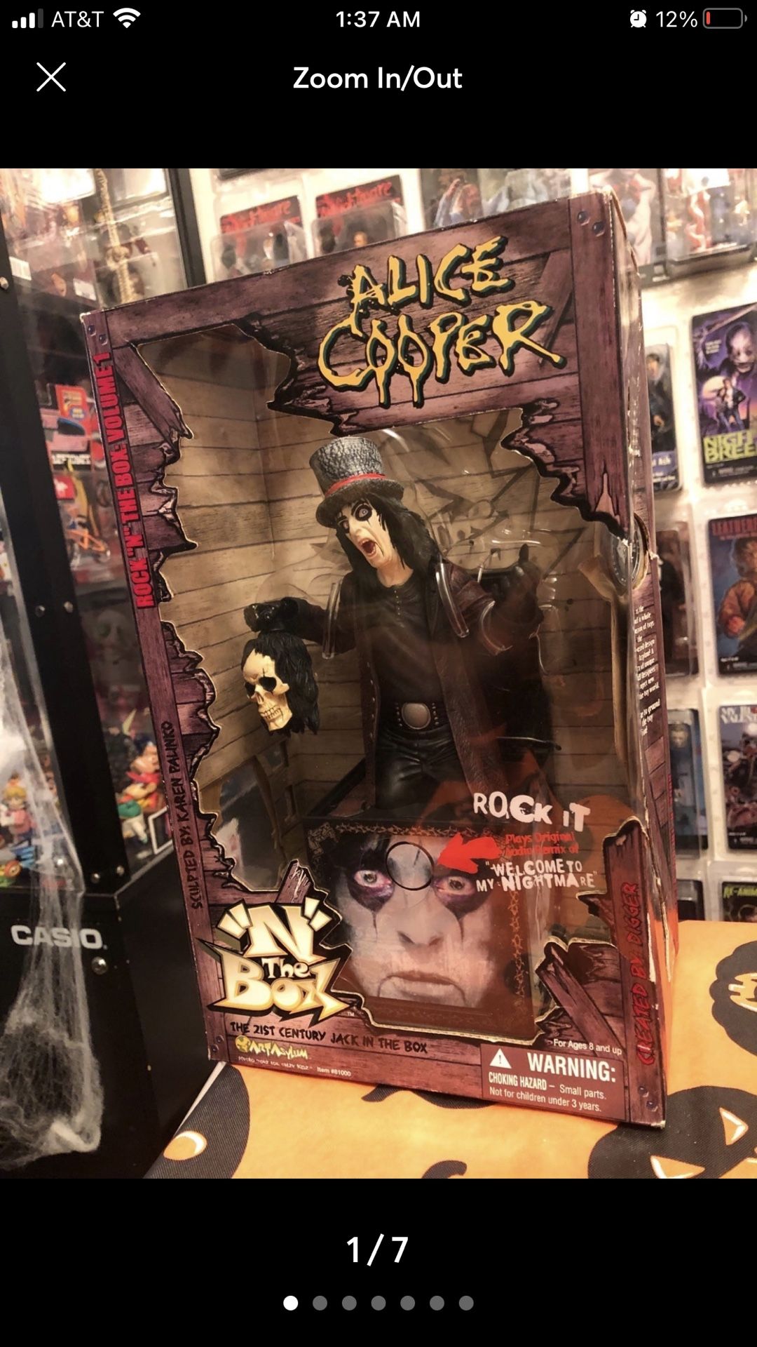 ALICE COOPER ART ASYLUM “N THE BOX”