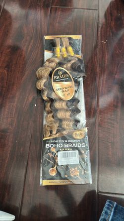 Boho braids 18” human hair new