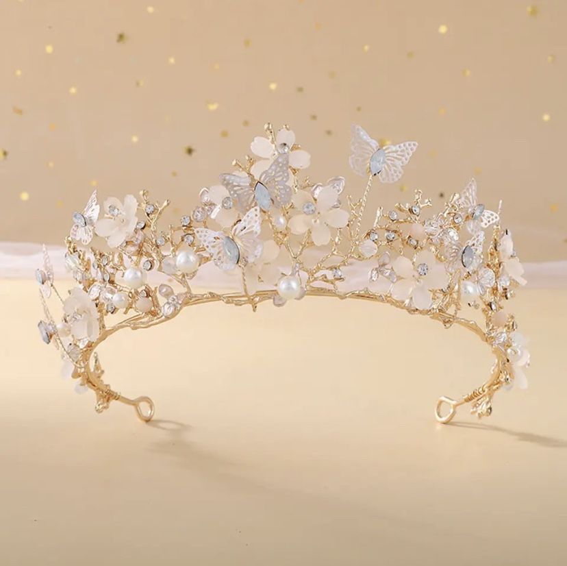 Wedding Crown Hair Jewelry Bride Headwear Baroque Rhinestone Gold Silver Color Tiaras Princess Accessories for Queen's Party   Message me if you are i