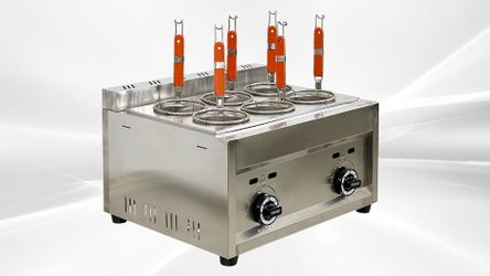 6 Holes Commercial Pasta Noodle Cooker Range PN6