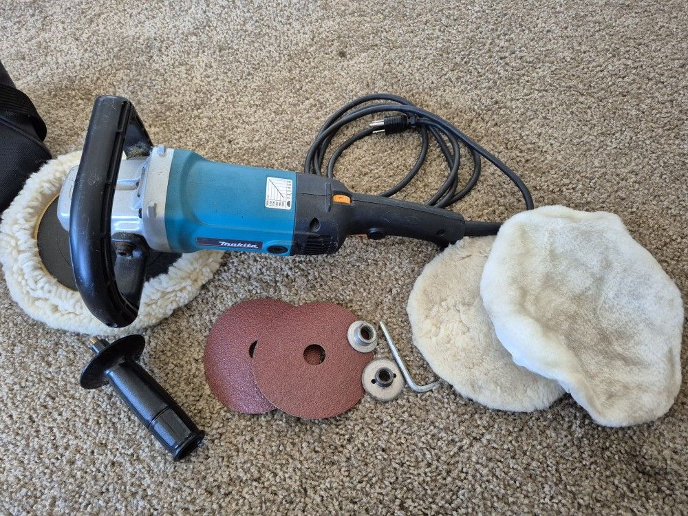 Makita 9227C 7 inch Sander/ Polisher and Buffing tasks.