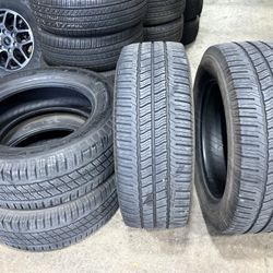 (4) Used tires Michelin Agilis LT285/60R20 10 PLY GOOD TREAD 30-45%