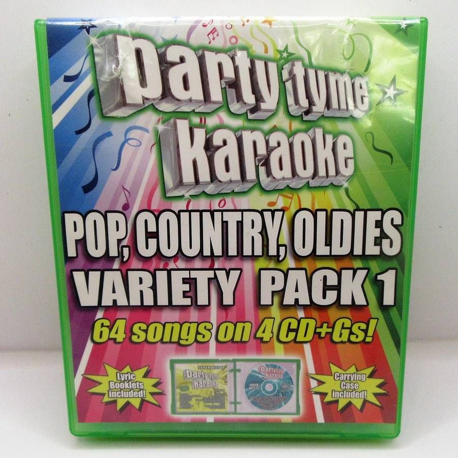 Party Tyme Karaoke: Oldies 1 [DVD](中古品) Party Tyme Karaoke CD-G Pop Country Oldies Variety Pk 1 4CDs 64