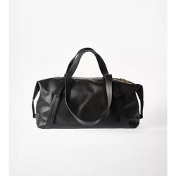 Leather travel bag Willy chavarria Zara