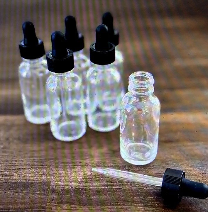 Glass Dropper Bottle Small 15ml (.5oz) - Cases of 24pz