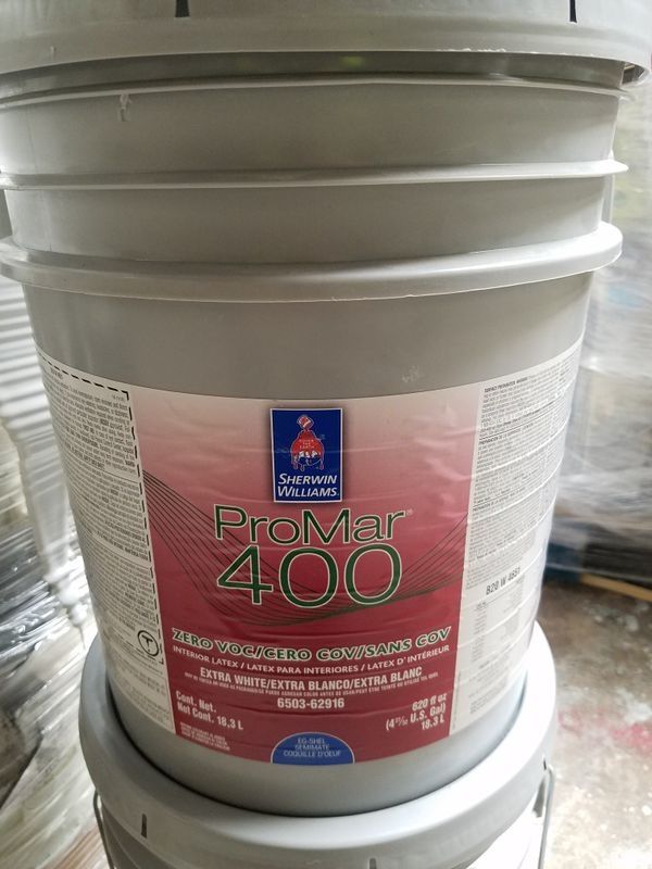 Interior extra white paint flat and semigloss sherwin Williams good