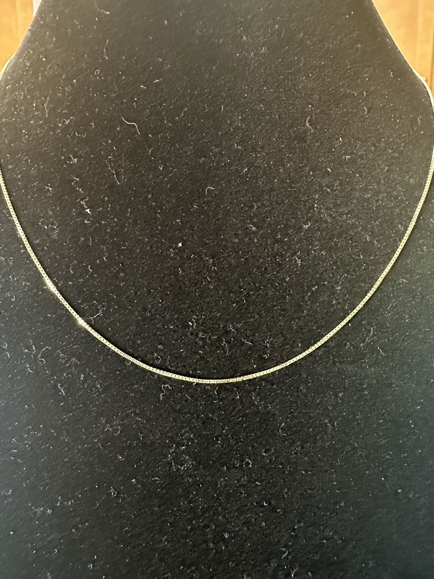 10kt Yellow Gold Box Chain 16”