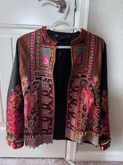 Worn only once!!! Pakistani Hand-Embroidered Jacket