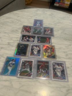 Shohei Ohtani Baseball Card Lot: Includes Rookie Cup Card & Inserts
