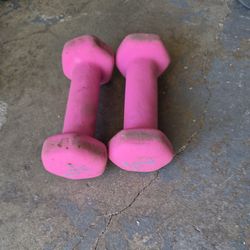 Pair Of 2 Lbs Dumbells 