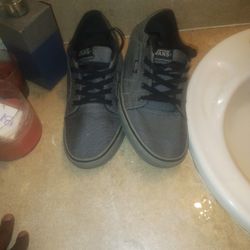 Vans  Bishop F4 Black Grey Men Low Top Canvas 