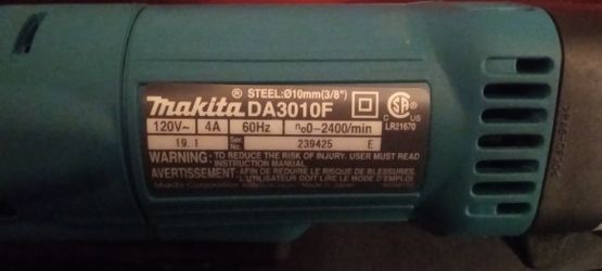 Makita angle drill corded never used 