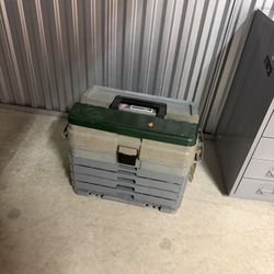 “Large Fishing Tackle Box – Lots of Lures, Weights & Gear”