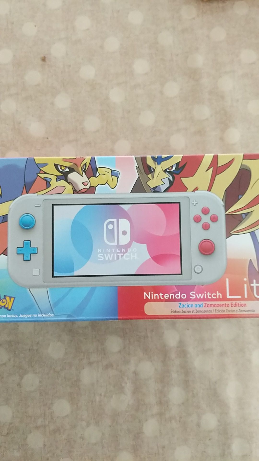 Special edition Nintendo switch lite pokemon sword and shield