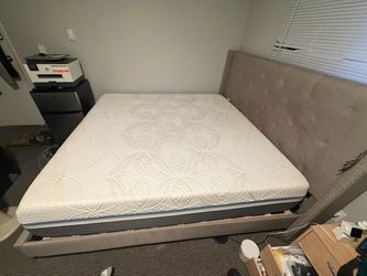 Bed and mattress