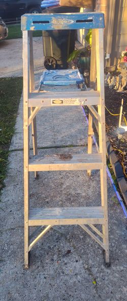Werner 4ft Aluminum Ladders 250 Load