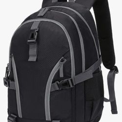 Bluefairy Travel Laptop Backpack Book Bag 18” Black Gray