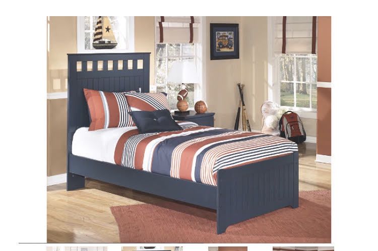 Twin Bed - Barely Used: Navy Blue